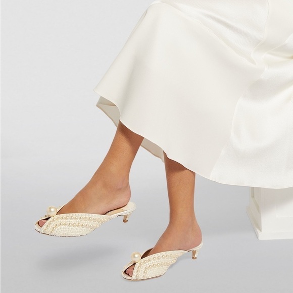 Jimmy Choo Women's Samantha Pearl Kitten Heel - Picture 4 of 16